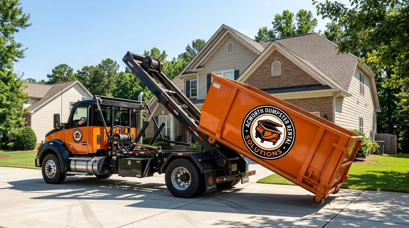Range of roll-off dumpster sizes available in Acworth GA